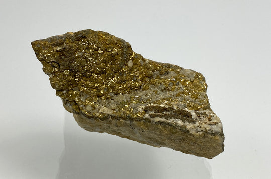 Marcasite on calcite, Hüttenberg, Carinthia, Austria