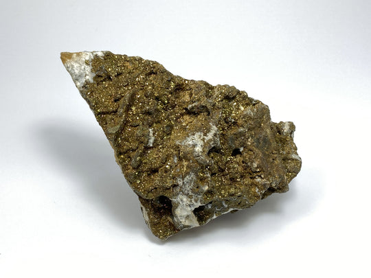 Pyrite, marcasite on anchorite, Hüttenberg, Carinthia, Austria