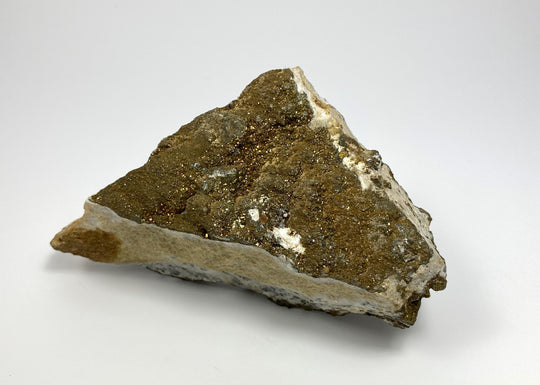 Pyrite, marcasite on anchorite, Hüttenberg, Carinthia, Austria
