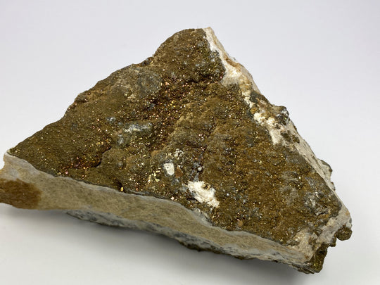 Pyrite, marcasite on anchorite, Hüttenberg, Carinthia, Austria