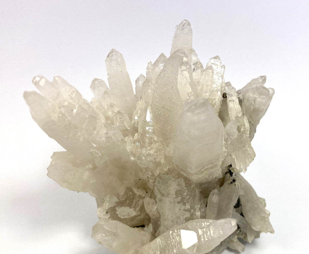 Scepter Quartz, Rock Crystal, Sphalerite, Cavnic, Maramures, Romania