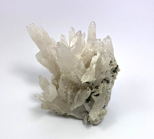 Scepter Quartz, Rock Crystal, Sphalerite, Cavnic, Maramures, Romania
