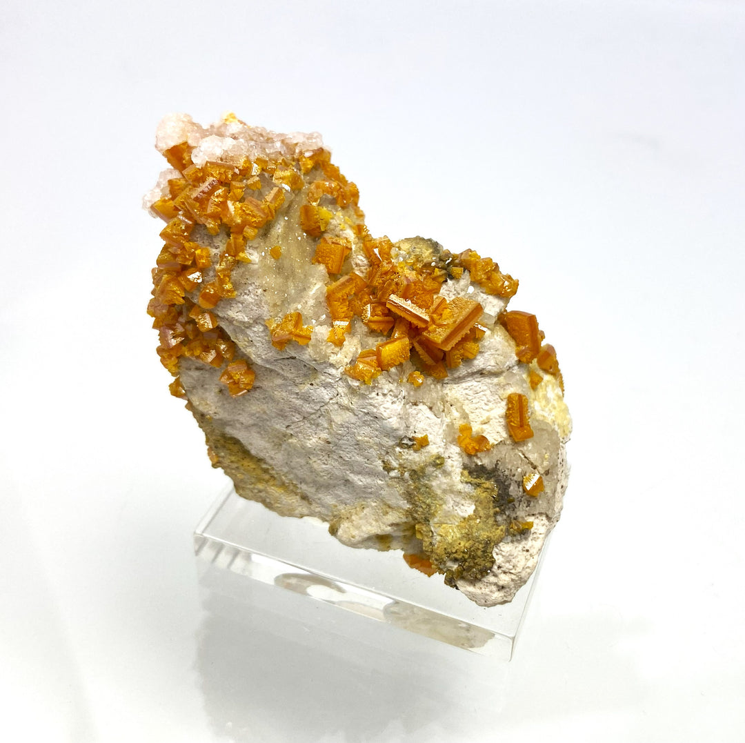 Wulfenite, Calcite, Mies, Slovenia