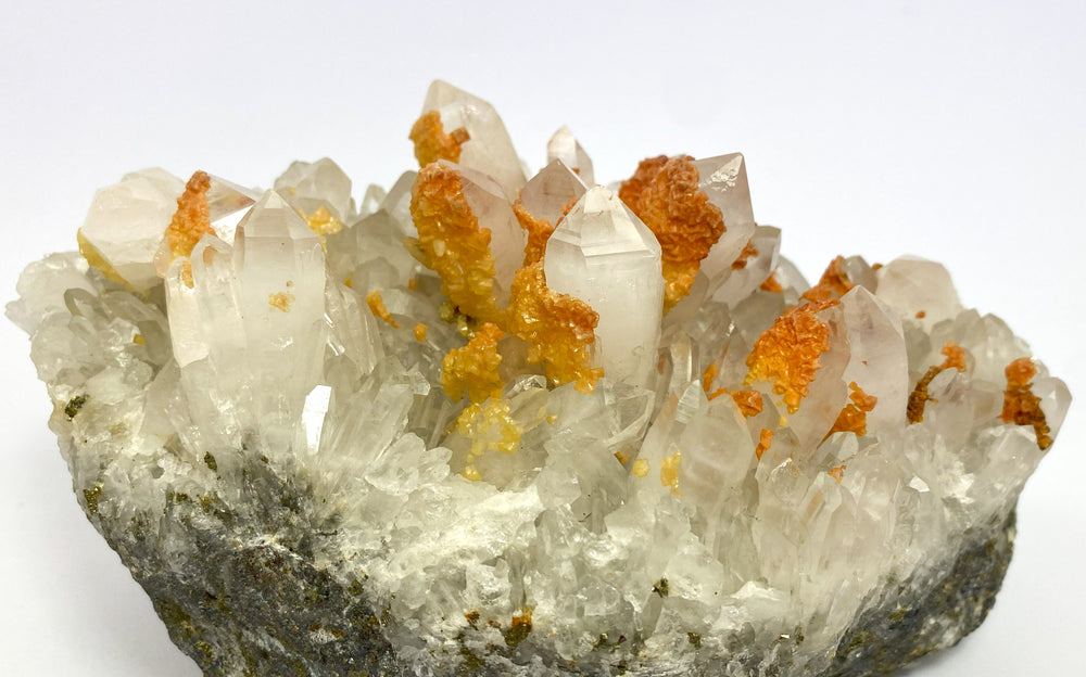Bergkristall, Dolomit, Calcopyrit, Cavnic, Maramures, Rumänien