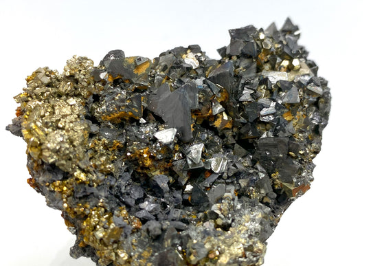 Tetrahedrite, Pyrite, Calcopyrite, Huallanca District, Bolognesi Province, Ancash, Peru