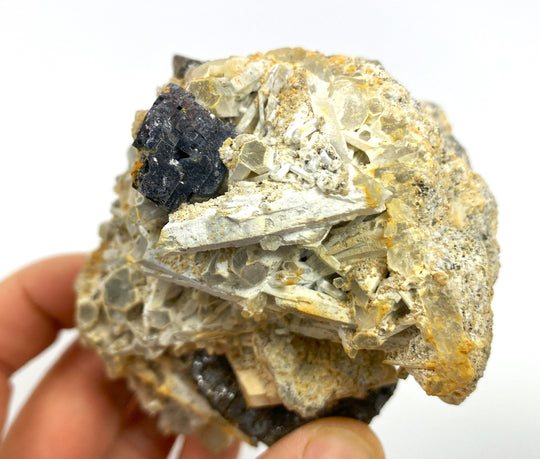 Pyrrhotin, Bergkristall, Galenit, Sovetskii Mine, Dal’negorsk, Russland