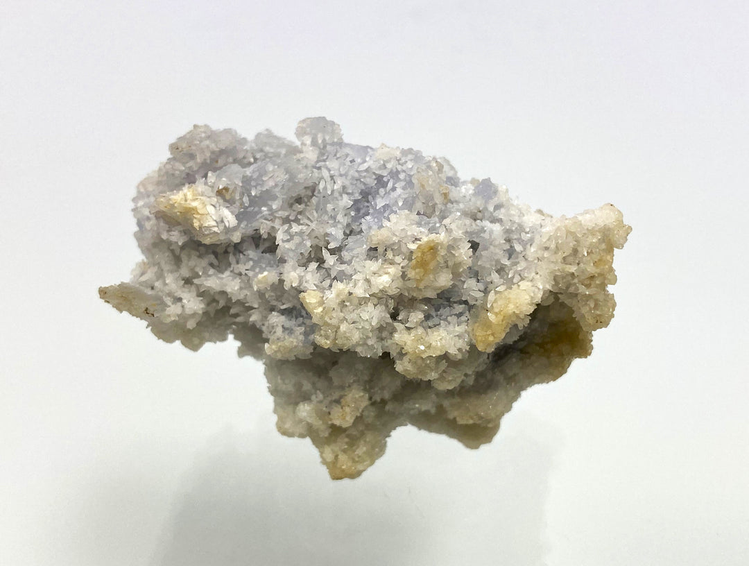 Calcite on chalcedony, Hüttenberg, Carinthia, Austria