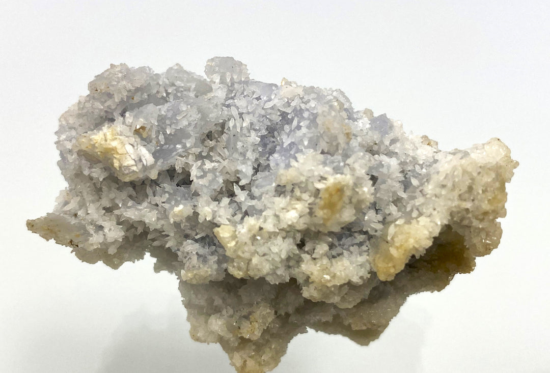 Calcite on chalcedony, Hüttenberg, Carinthia, Austria