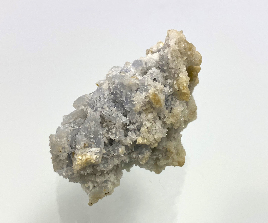 Calcite on chalcedony, Hüttenberg, Carinthia, Austria