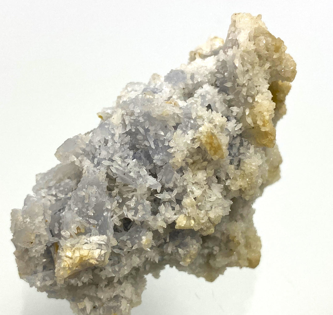 Calcite on chalcedony, Hüttenberg, Carinthia, Austria