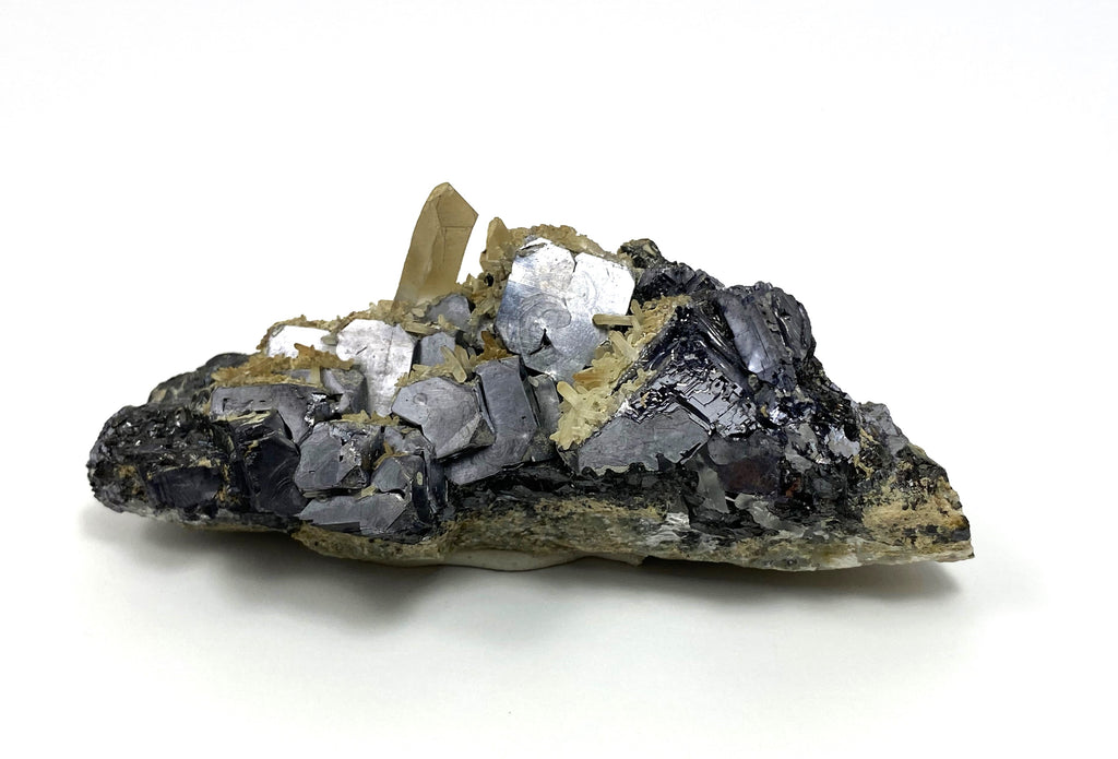 Galenit, Bergkristall, Sovetskii Mine, Dal’negorsk, Russland