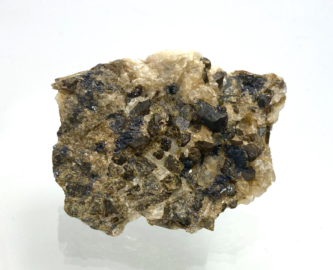 Zircon in calcite, Fort Dauphine, Maromby, Madagascar