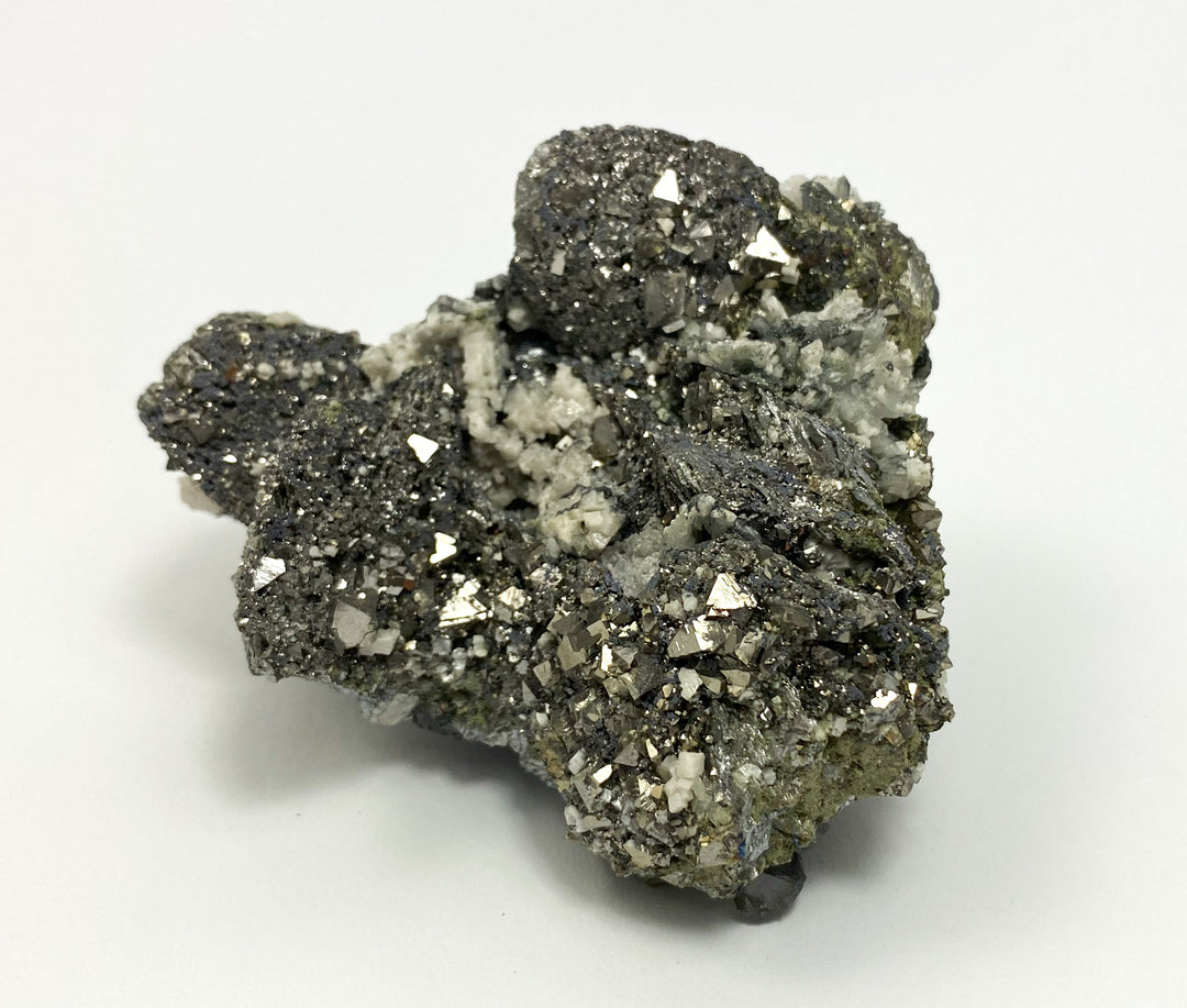 Arsenopyrit, Löllingit, Calcit, Wolframit, Huanggang, Innere Mongolei, China