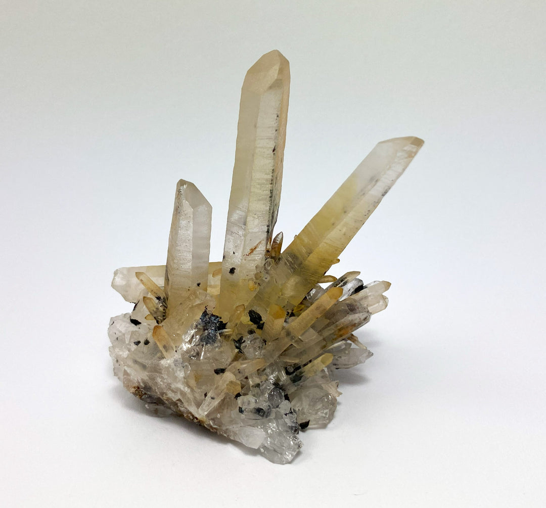 Hämatit, Bergkristall, Jinlong, Lungchuan, Präf. Heyuan, China