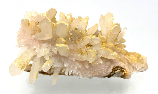 Clear Quartz, Dolomite, Rodochrosite, Cavnic, Maramures, Romania