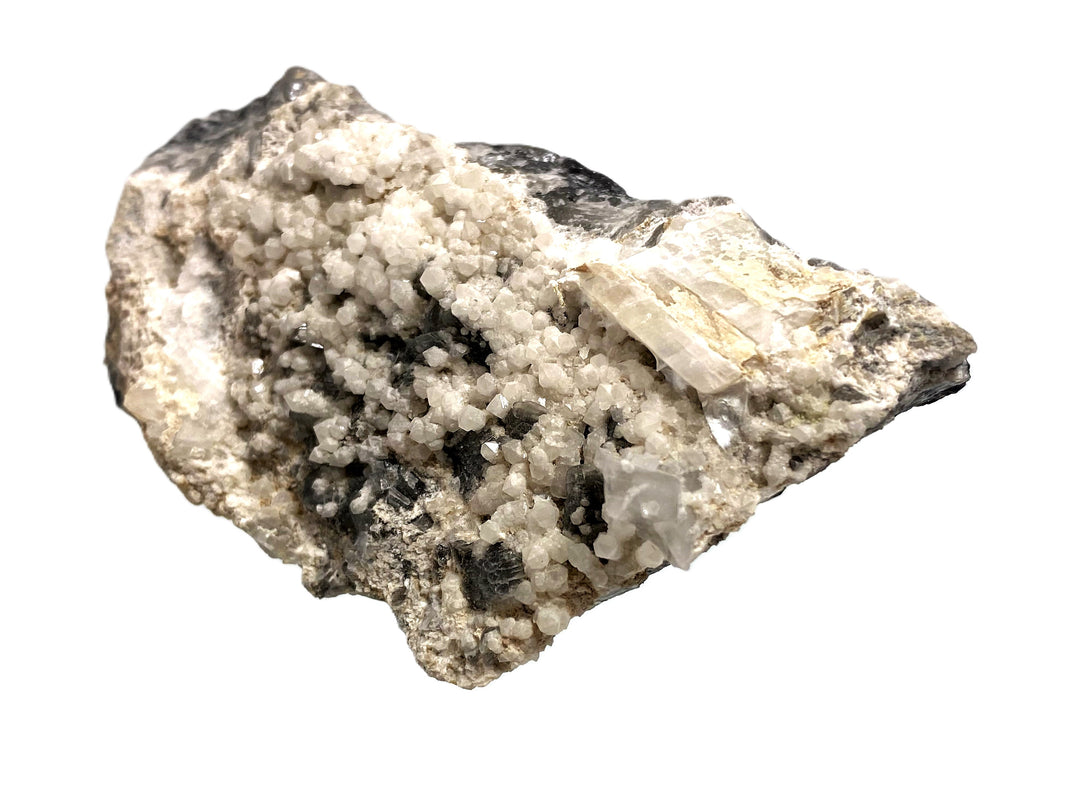 Scepter quartz, dolomite, boulangerite, sunk, Hohentauern, Stmk., Austria