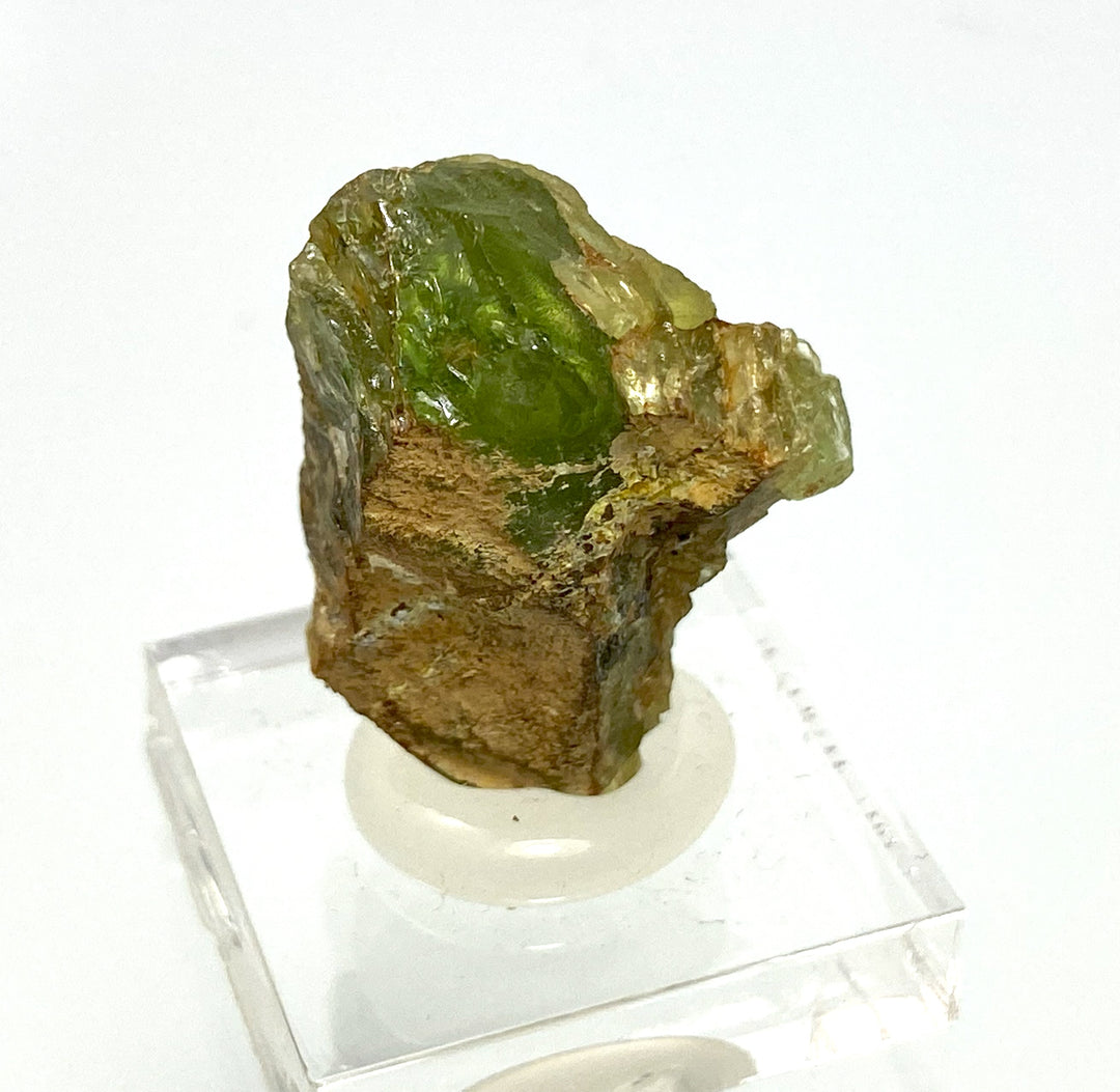 Tsavorite (chrome garnet), Lualenyi Mine, Voi, Kenya