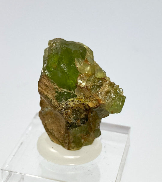 Tsavorite (chrome garnet), Lualenyi Mine, Voi, Kenya