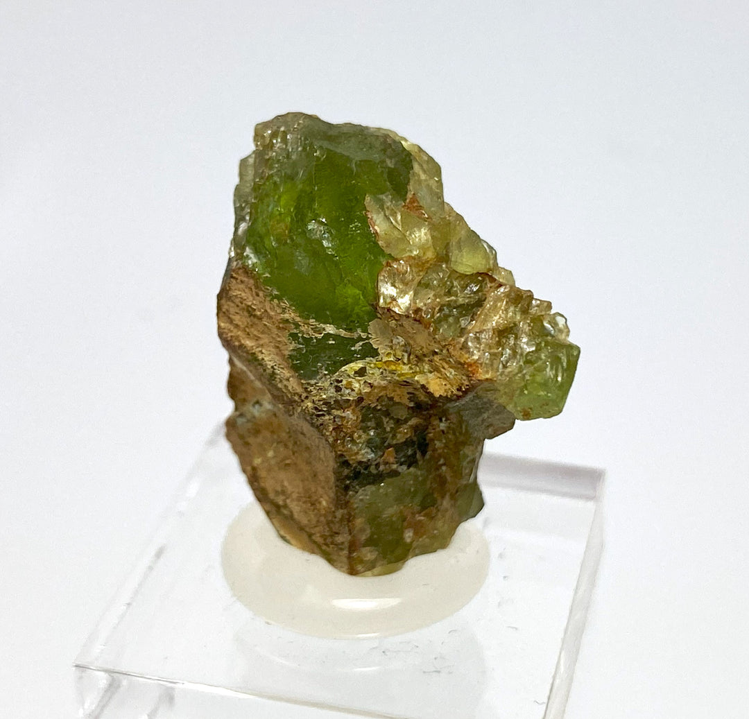 Tsavorite (chrome garnet), Lualenyi Mine, Voi, Kenya