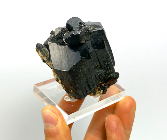 Schörl (tourmaline), muscovite, Davib Ost, Erongo, Namibia