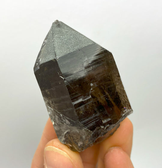 Dark Smoky Quartz, Mont Blanc Mountains, France