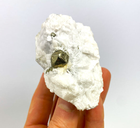 Pyrite in dolomite, Oberdorf/Laming, Styria, Austria