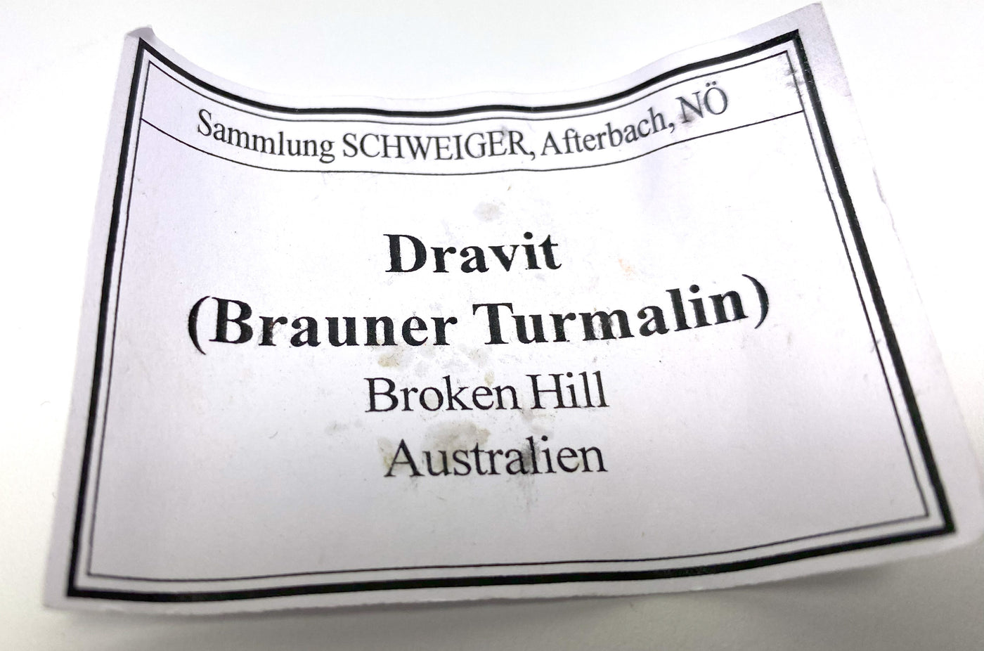 Dravit (Turmalin), Broken Hill, New South Wales, Australien