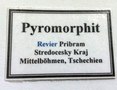 Pyromorphit, Mittelböhmen, Pribram, Tschechien