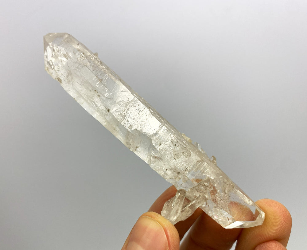 Bergkristall-Doppelender, Mount Ida, Norman, Montgomery County, USA