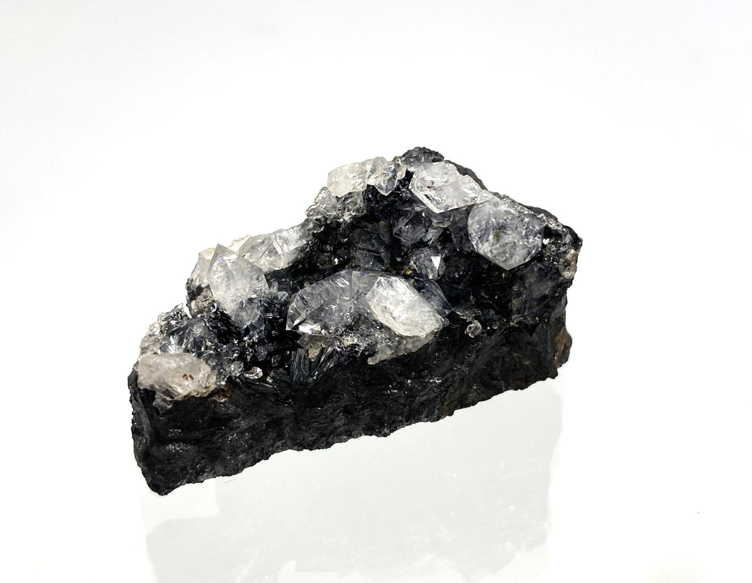 Bergkristall, Manganit, Calaud Grube, Atikokan, Ontario, Kanada