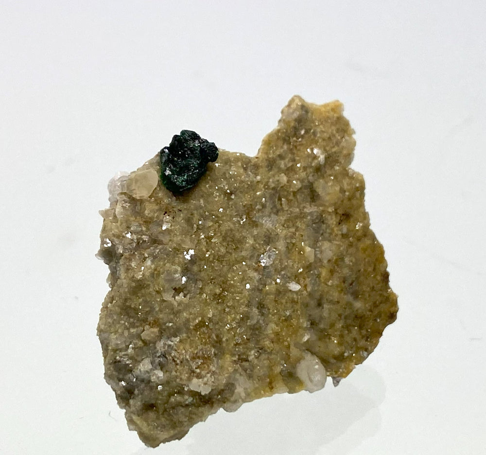 Chalcopyrite, malachite, dolomite, Haider quarry, forest at Schoberpass, Stmk., Austria