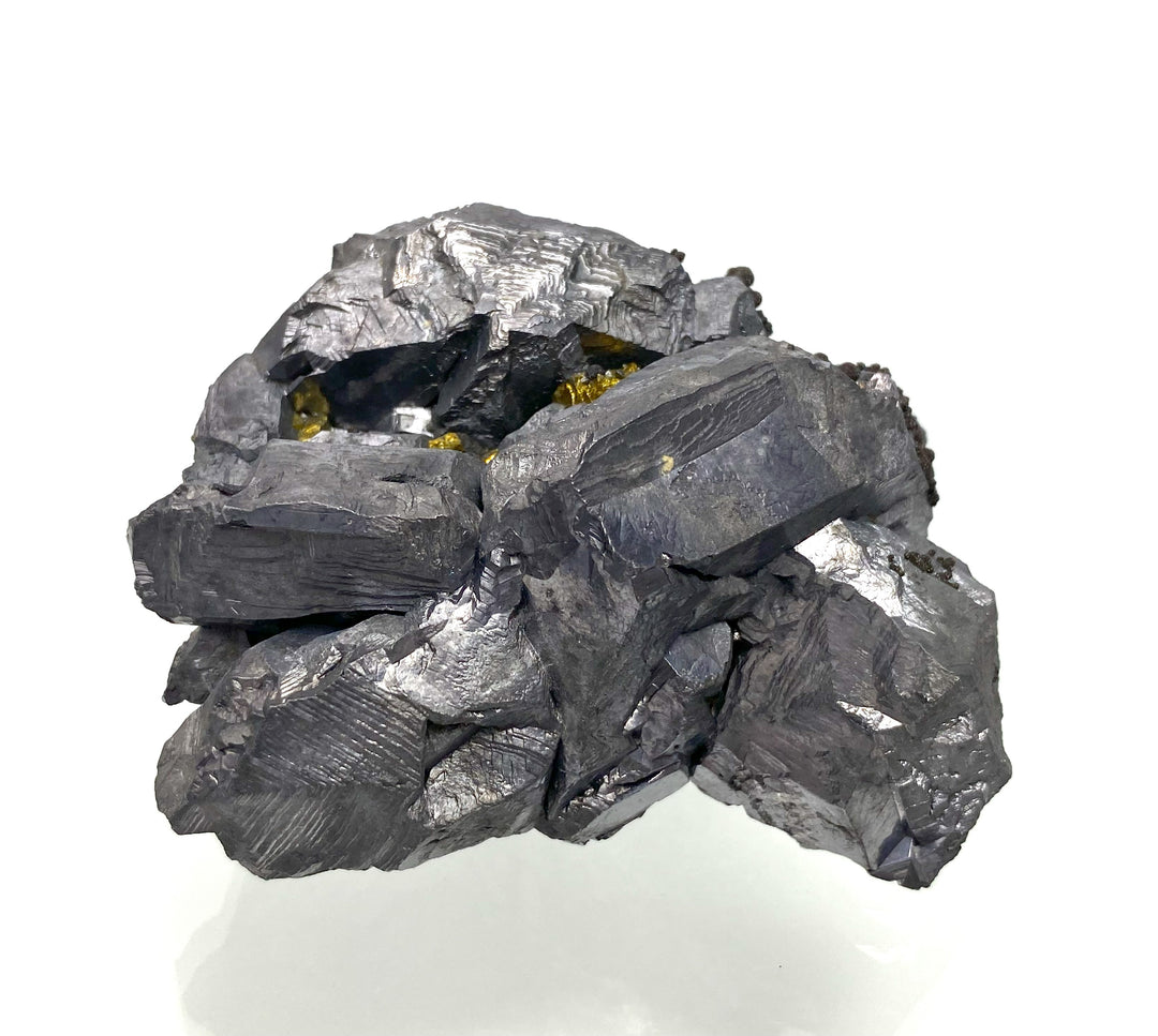 Calcopyrite on Galena, Herja, Maramures, Romania