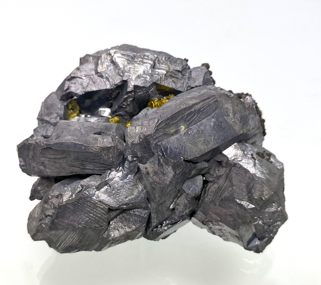 Calcopyrite on Galena, Herja, Maramures, Romania