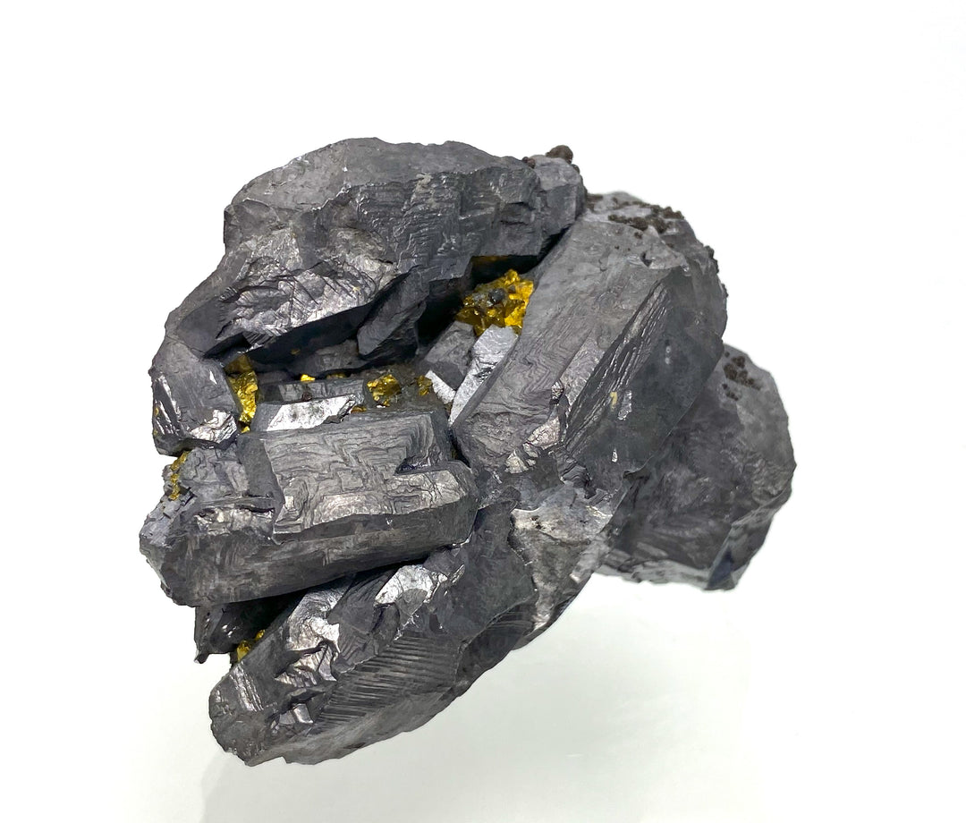 Calcopyrite on Galena, Herja, Maramures, Romania