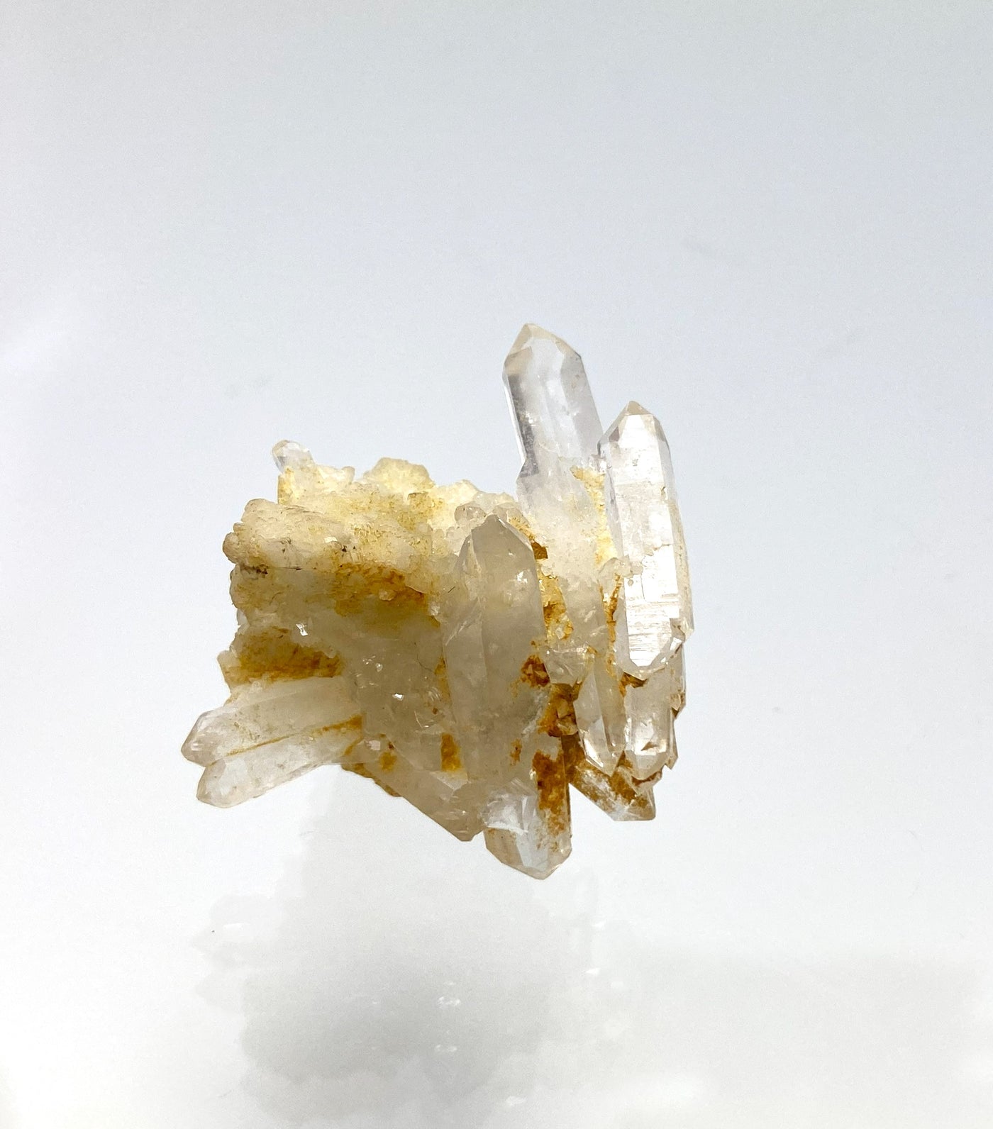 Bergkristall auf Dolomit, Erzberg, Eisenerz, Steiermark, Österreich