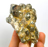 Pyrite in talc, Oberdorf/Laming, Styria, Austria