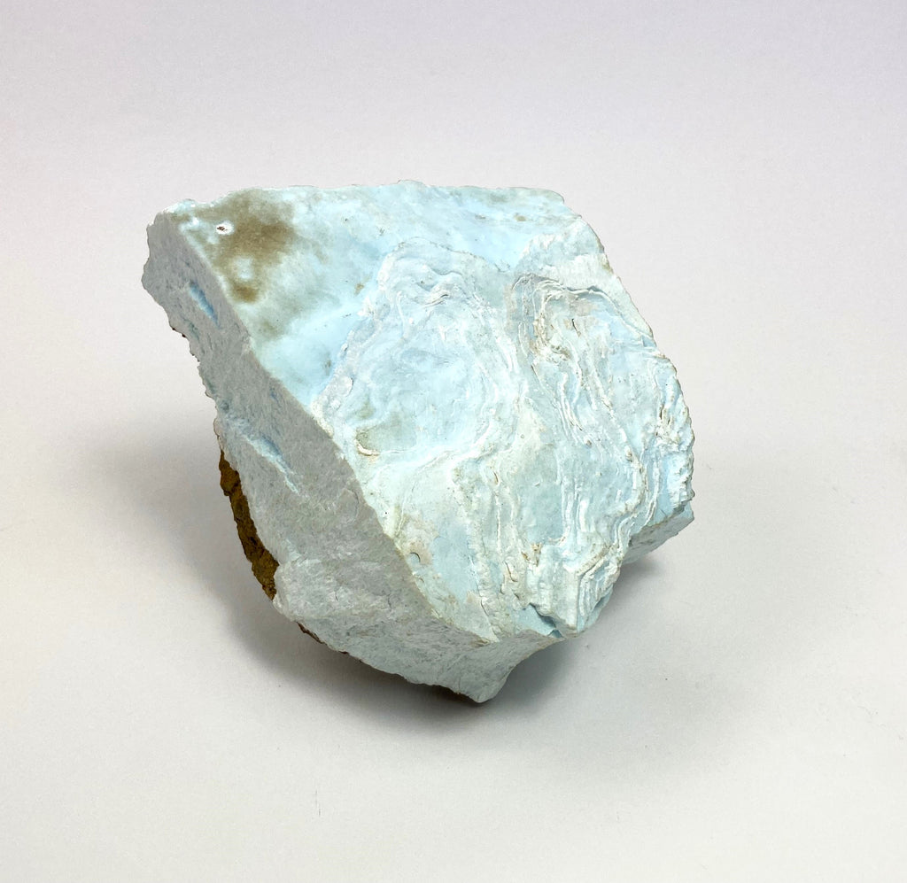 Blue aragonite, Erzberg, Eisenerz, Styria, Austria