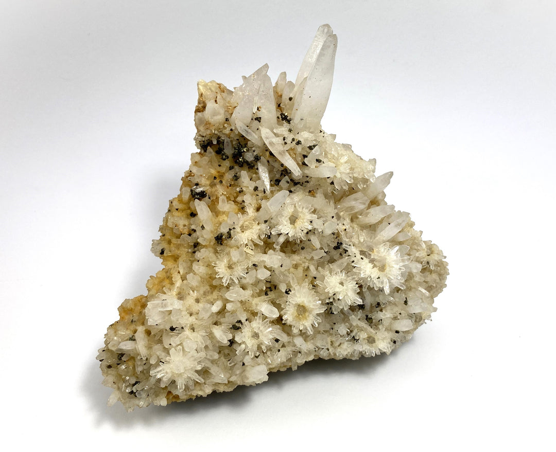 Clear Quartz, Pyrite, Chalcopyrite, Cavnic, Maramures, Romania