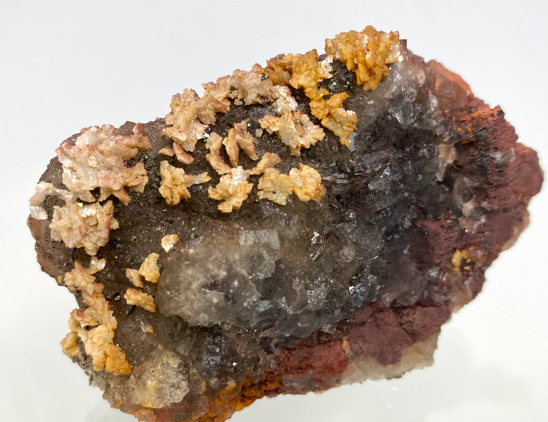 Fluorite, dolomite, marcasite, Cäcilia mine, Wölsendorf, Bavaria, Germany