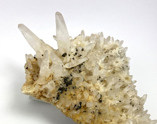 Clear Quartz, Pyrite, Chalcopyrite, Cavnic, Maramures, Romania