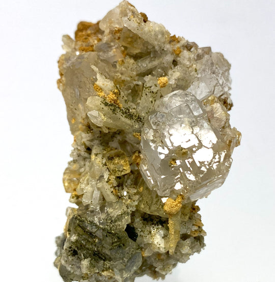Fluorit, Bergkristall, Sovetskii Mine, Dalnegorsk, Russland