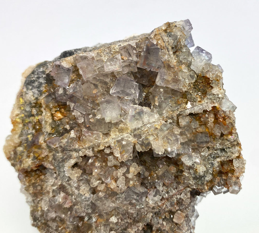 Fluorit, Bergkristall, Sounion, Laurion, Griechenland