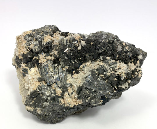Bournonit, Sphalerit, Arsenopyrit, Quarz, Quiruvilca Mine, Santiago de Chuco, La Libertad, Peru