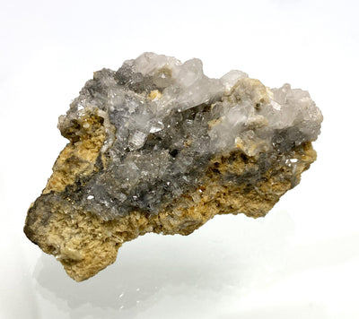 Bergkristall, Pyrit, Erzberg, Eisenerz, Steiermark, Österreich
