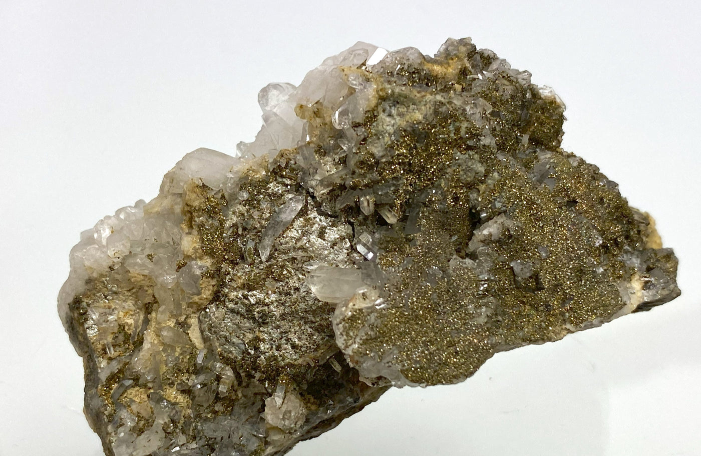 Bergkristall, Pyrit, Erzberg, Eisenerz, Steiermark, Österreich