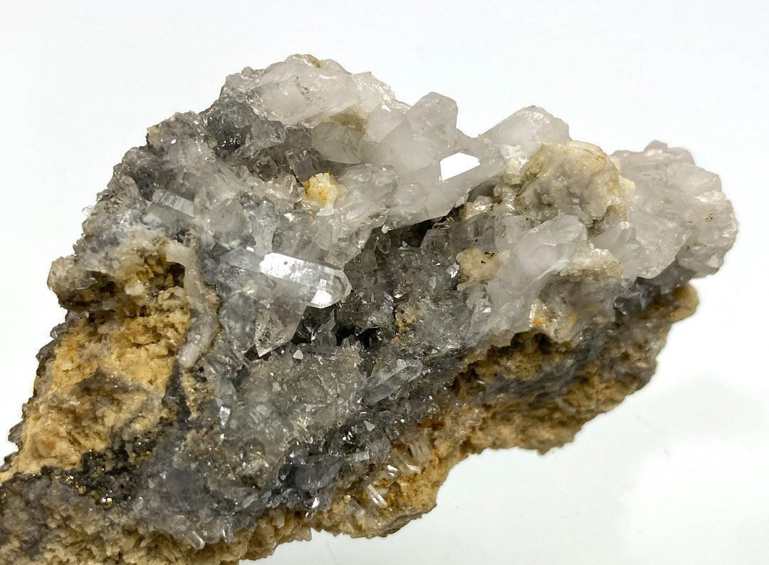 Bergkristall, Pyrit, Erzberg, Eisenerz, Steiermark, Österreich