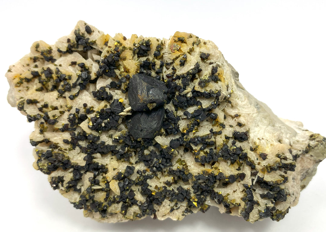 Sphalerit (Zinkblende), Calcopyrit, Dolomit, Picher Field, Oklahoma, USA