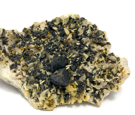 Sphalerit (Zinkblende), Calcopyrit, Dolomit, Picher Field, Oklahoma, USA