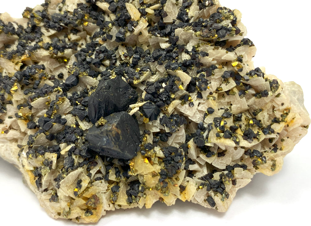 Sphalerit (Zinkblende), Calcopyrit, Dolomit, Picher Field, Oklahoma, USA