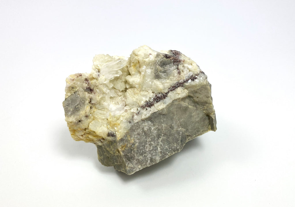 Rock crystal on dolomite, Erzberg, Eisenerz, Styria, Austria